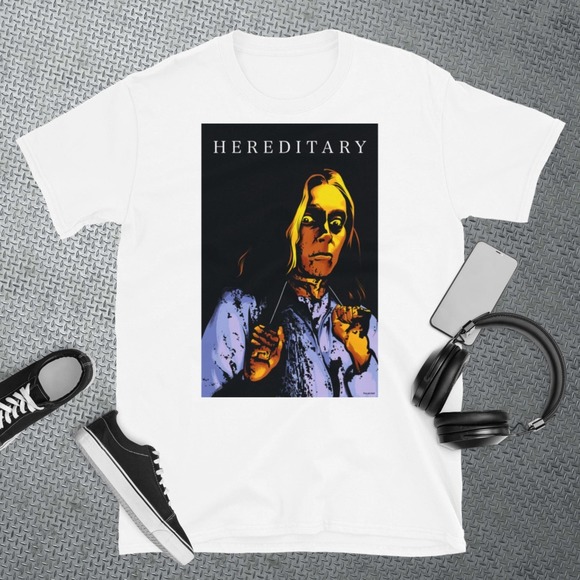 Tops - Hereditary T-shirt, Short-Sleeve Unisex T-Shirt White